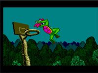 une photo d'Ã©cran de Basketball Nightmare sur Sega Master System